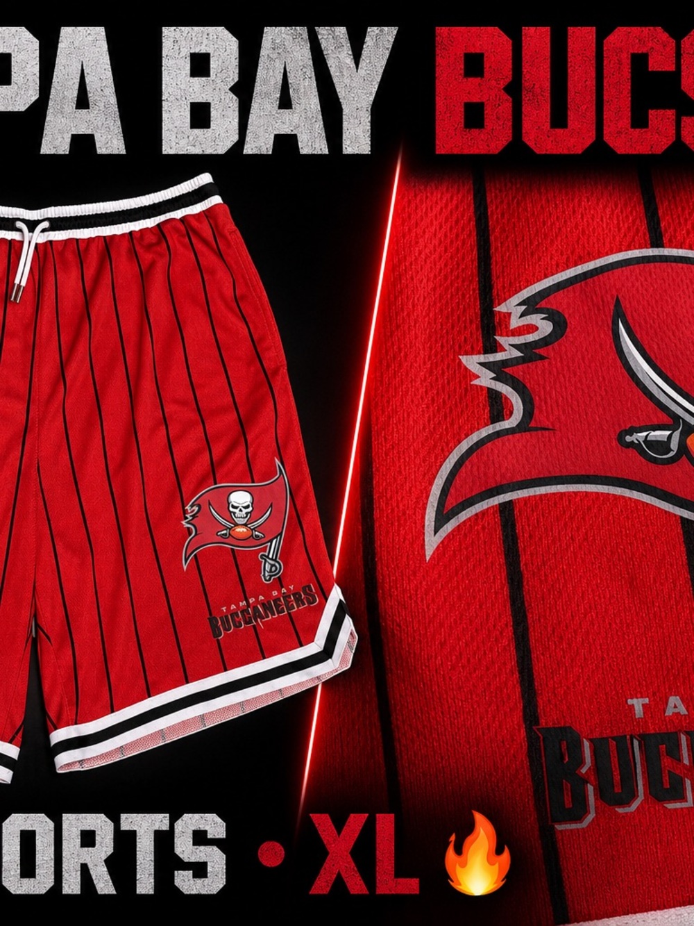 Primark Red & Black Men’s Athletic Shorts
